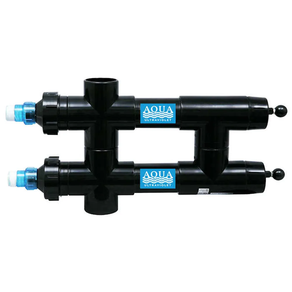 Aqua UV Classic 114 watt Sterilizer 2″ With Wiper – Black