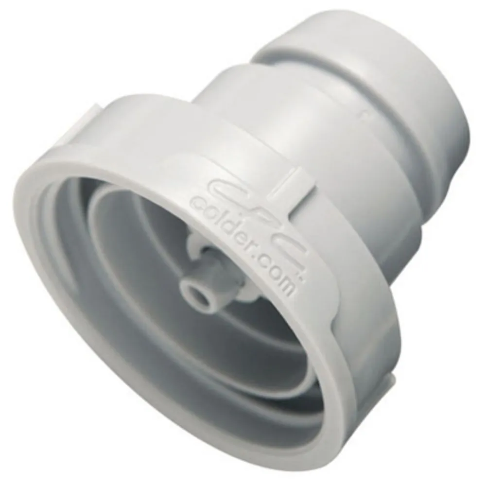 UDC 38mm Acetal Thread-On Bag Closure Without Thread Seal – Silicone O-Ring