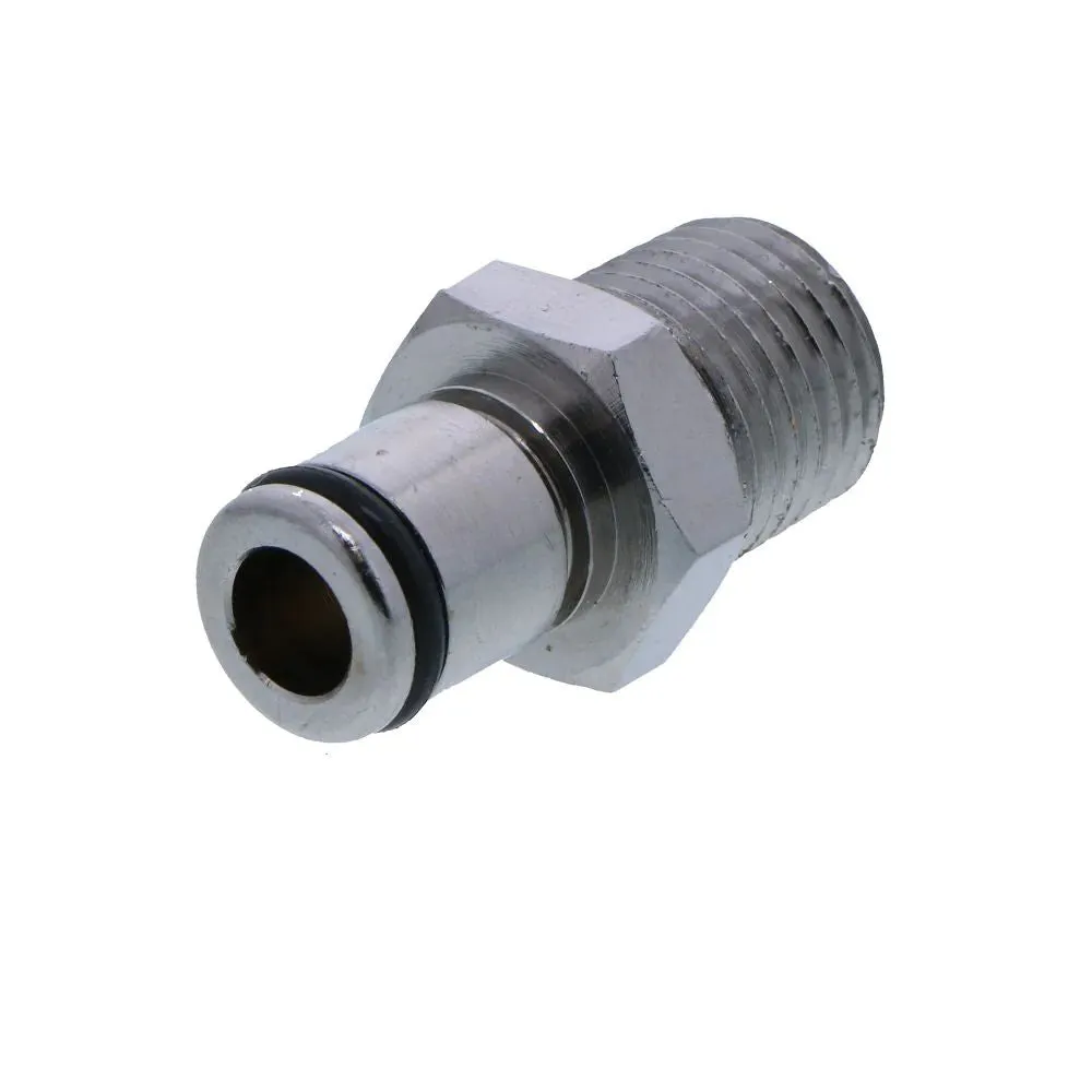 1/4 NPT Non-Valved Chrome-plated Brass Coupling Insert – VITON