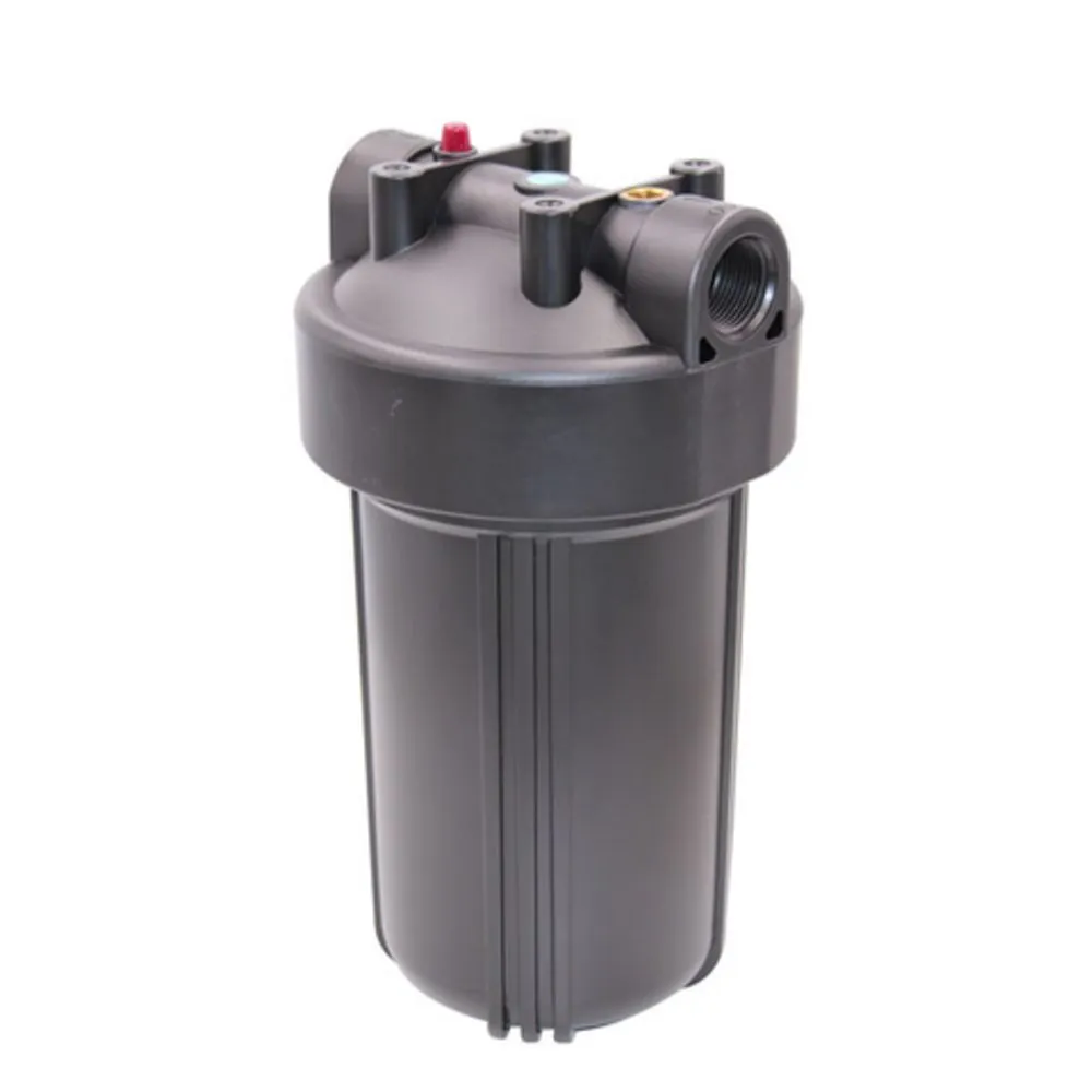 10″ BB Housing – Black Sump/Cap With Pressure Release – 1″ Port