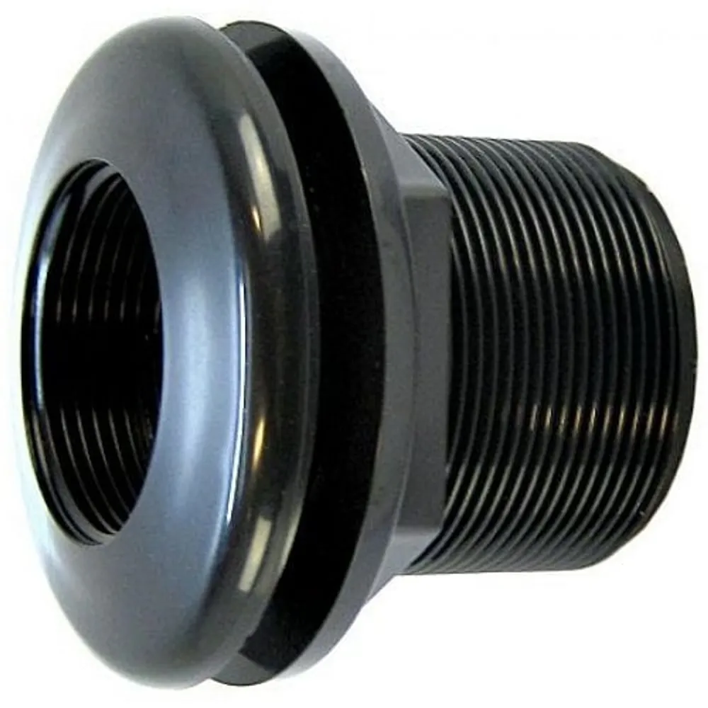 0.5″ Bulkhead, sch. 40, Thread x Slip