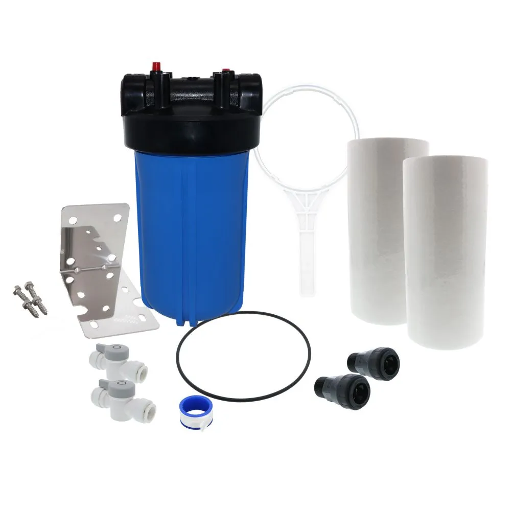 10″ Heavy Duty Sediment Prefilter Kit – 3/4″