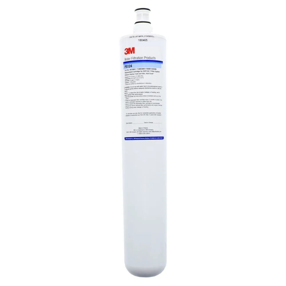 3M PS124 Espresso Filtration Replacement Cartridge 5633802