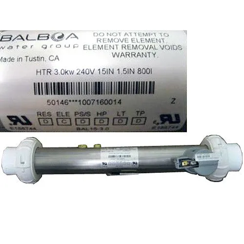 X801752 – 3.0kW Euro Heater w/ Pressure Switch (European Models Only)