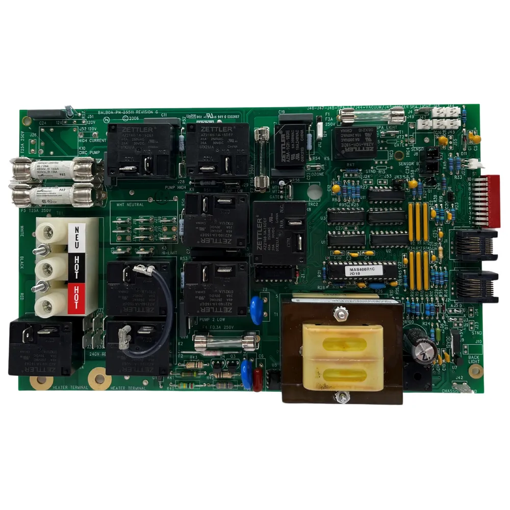 X801040 – Circuit Board, Balboa Equipment MAS460 PC Board