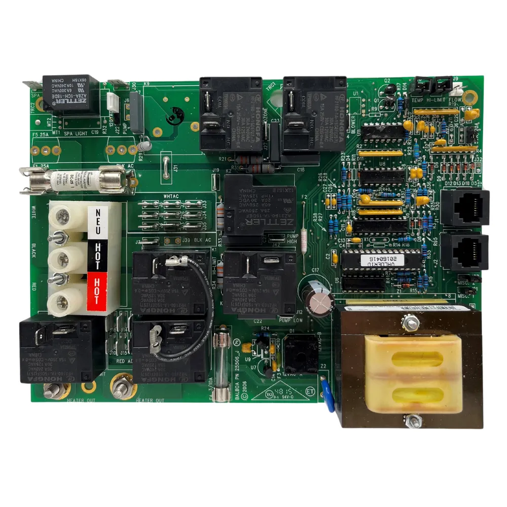 X801012 – Circuit Board, Balboa Equipment MAS425 Valve Series PC Board