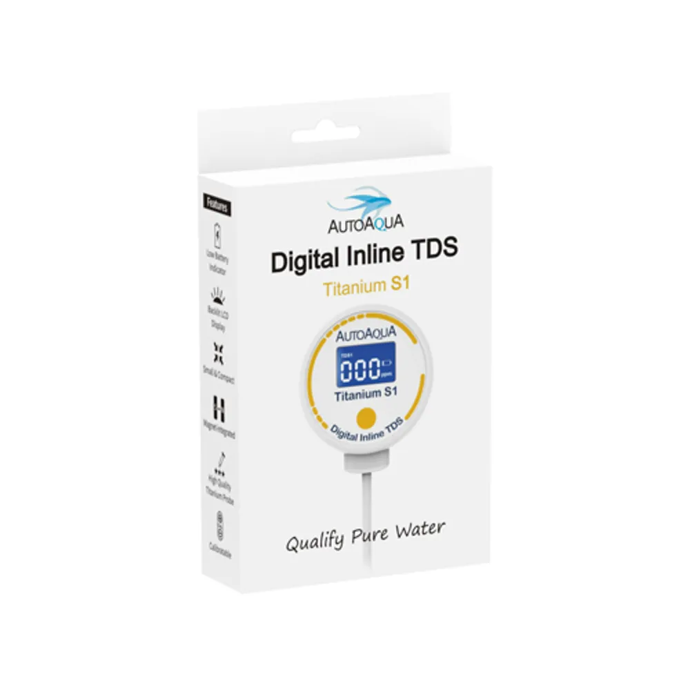 AutoAqua Digital Inline TDS – Titanium S1