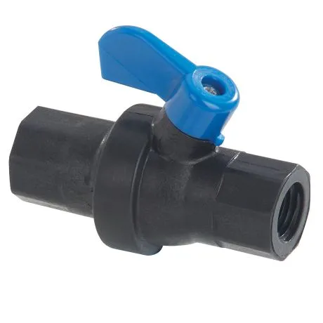 Watts-BV250B Flowmtic Straight Ball Valve 1/4 in QC Black