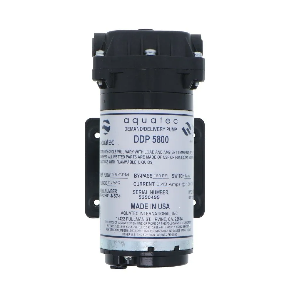 Aquatec 5850-2P01-N574 Pump .5 GPM, 3/8″JG, 115V
