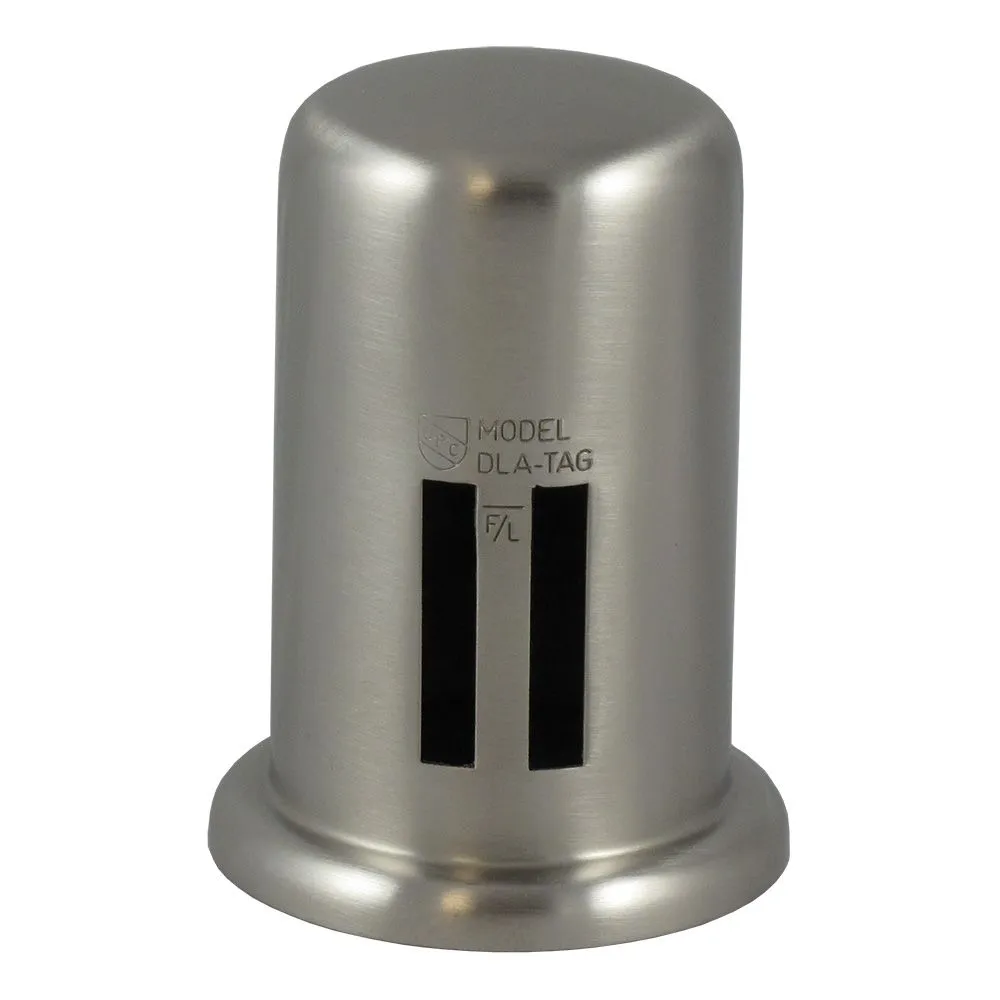Brass Cover Cap for Twin Inlet Air Gap – Satin Brass