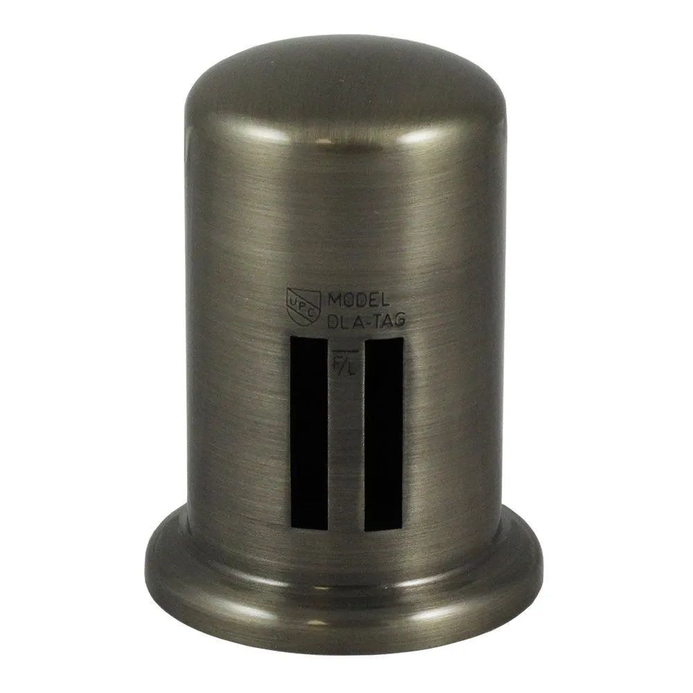 Brass Cover Cap for Twin Inlet Air Gap – Antique Pewter