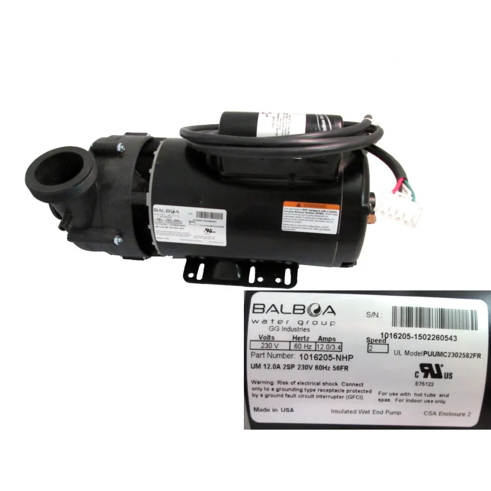 X320528 – Spa Pump – 12 Amp 2 Speed 230V 56 Frame (replaced byX320558)