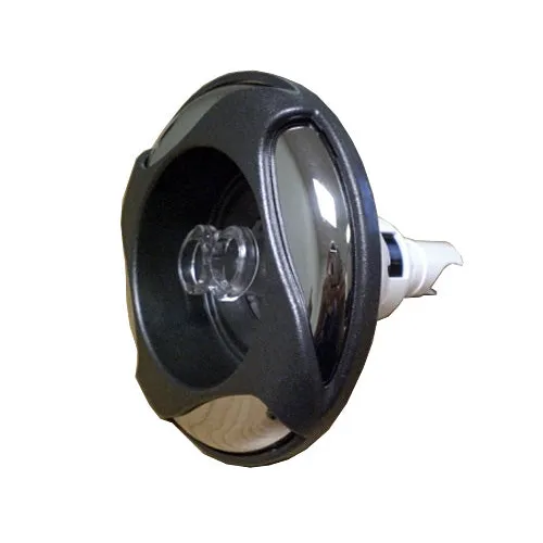 – Master Spa – X284614 – 5 inch Waterway LED Power Storm Twin Roto DSG Stainless Steel Clear Jet