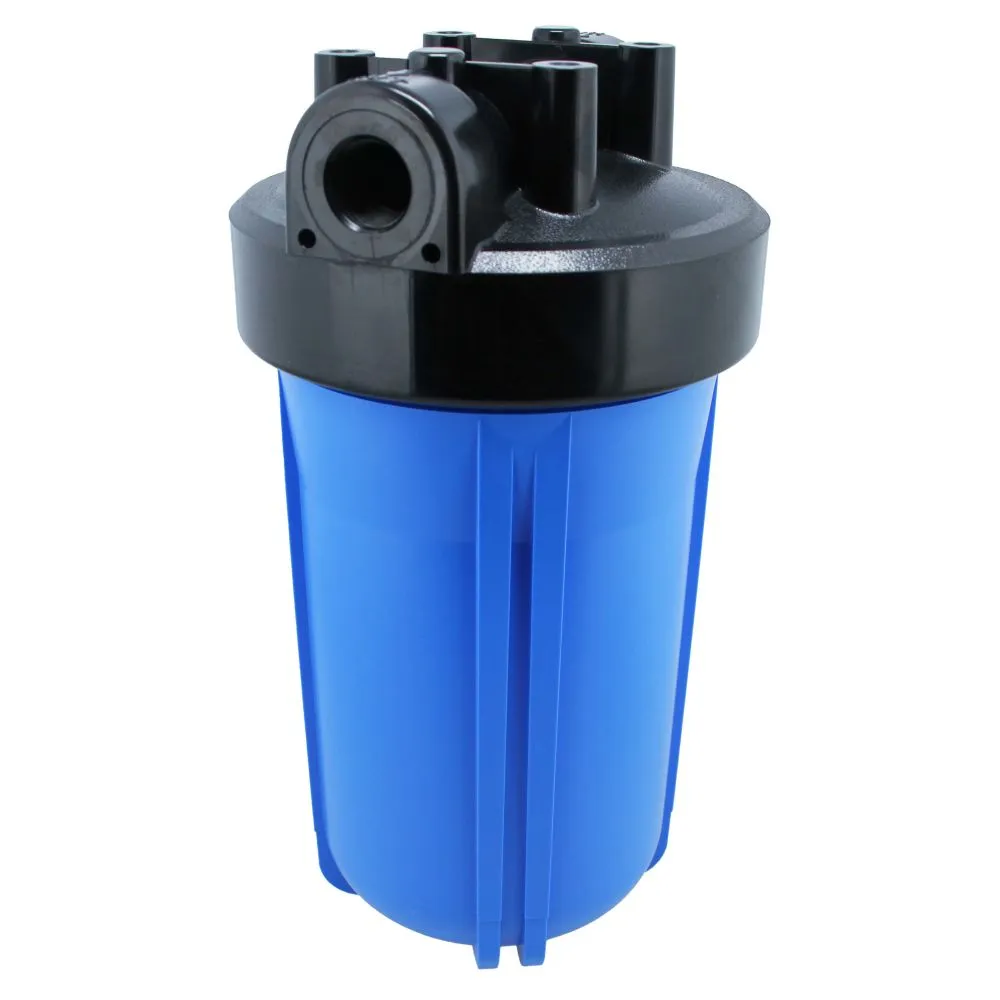 10″ Neo-Pure Big Flow Filter Housing Blue Sump/Black Cap 1″ without Pressure Relief