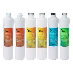 Watts (WQC4RO-FILTERKIT) Kwik Change 11″ Pre- and Post- Filter and Membrane Replacement 6 Pack