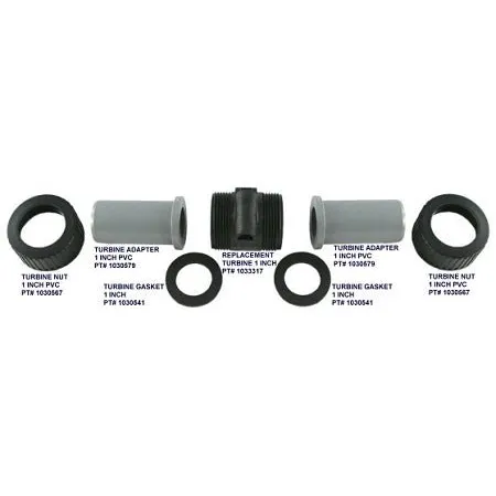 ***discontinued*** 8Autotrol (1TM-ESW) 1″ Turbine Meter with solvent Weld PVC adapters