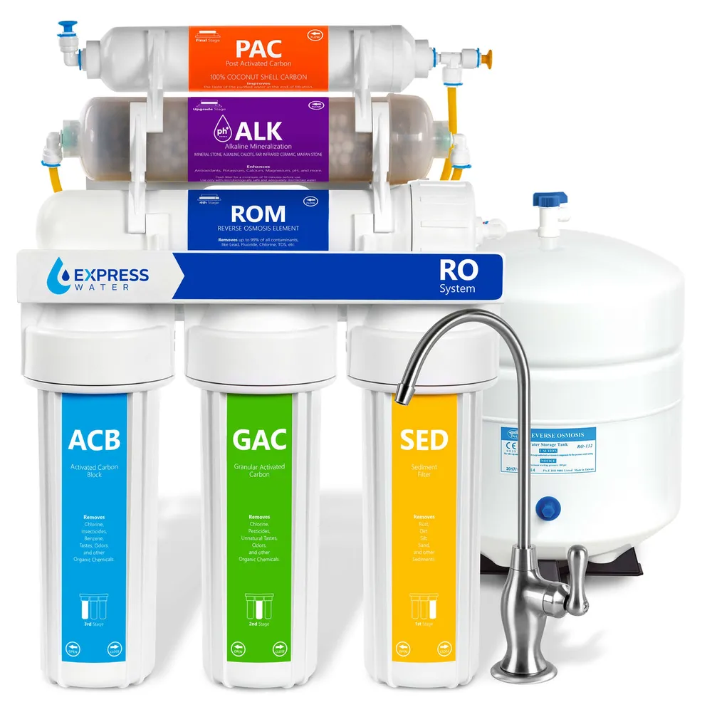 Alkaline RO System – Deluxe Chrome Faucet