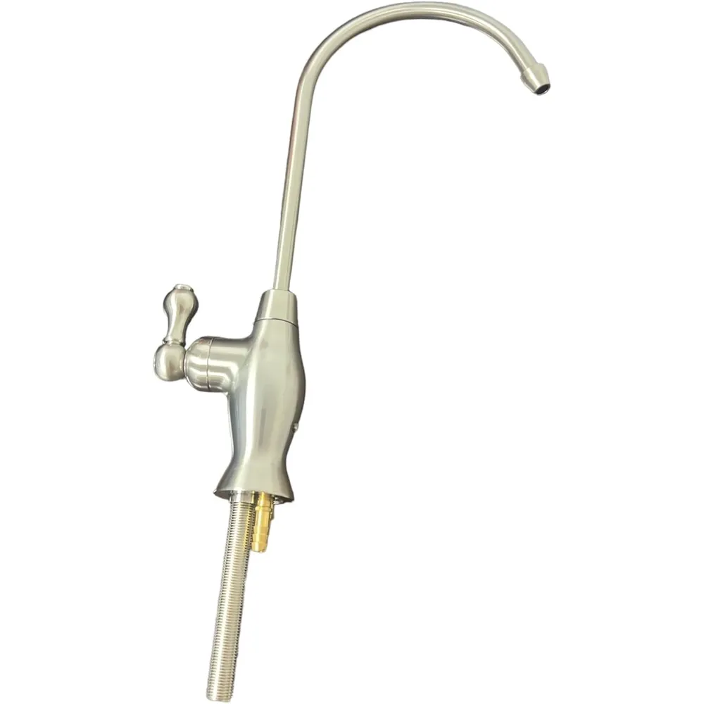 IPW Industries Inc- Water Filter RO Faucet (LF-EC32-BNAG) Ceramic Disc Facet-Brushed Nickel – Air Gap – Compatible for Reverse Osmosis or Water Filtration Systems