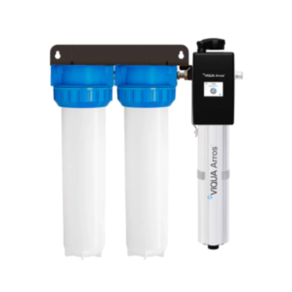UV System Viqua Arros 22 Integrated Home System 120V 9gpm@125psi w/1×20″ Sed Filt & 1×20″ Carb Filt
