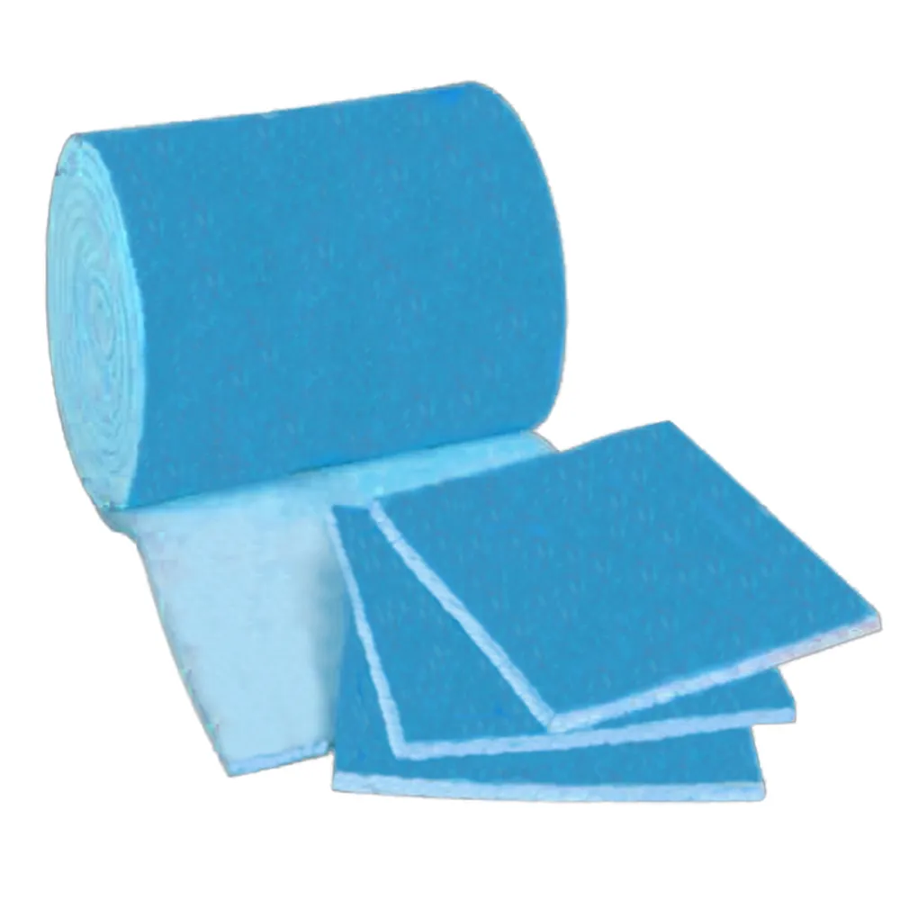 1″ x 25″ Blue White HVAC/Air Filter Media Roll