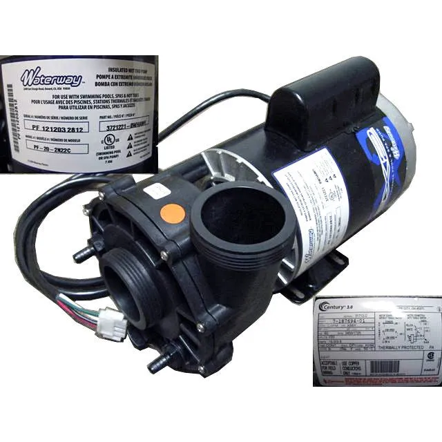 X320525 – Spa Pump – 10A 2spd 56 Frame 230V Hybrid X2 Waterway Pump