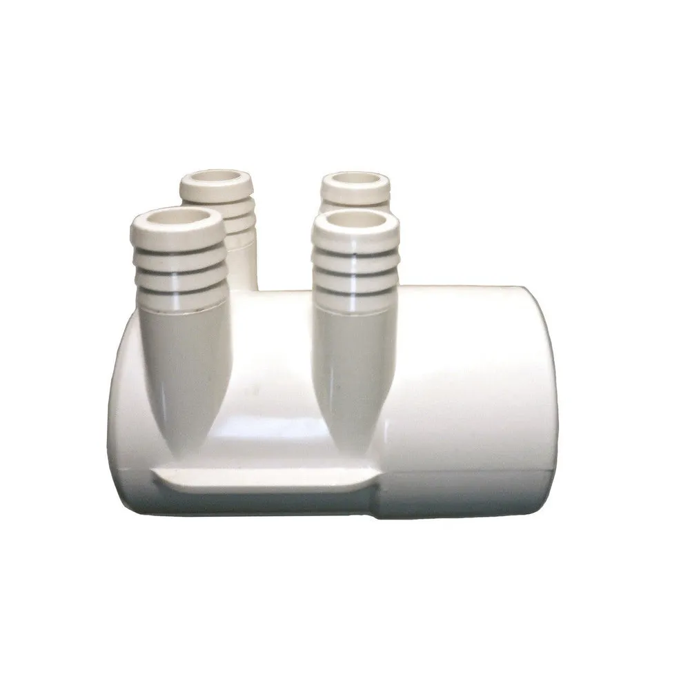 X278910 – Master Spas 2 x.75 inch S 4-Barb Ended Manifold