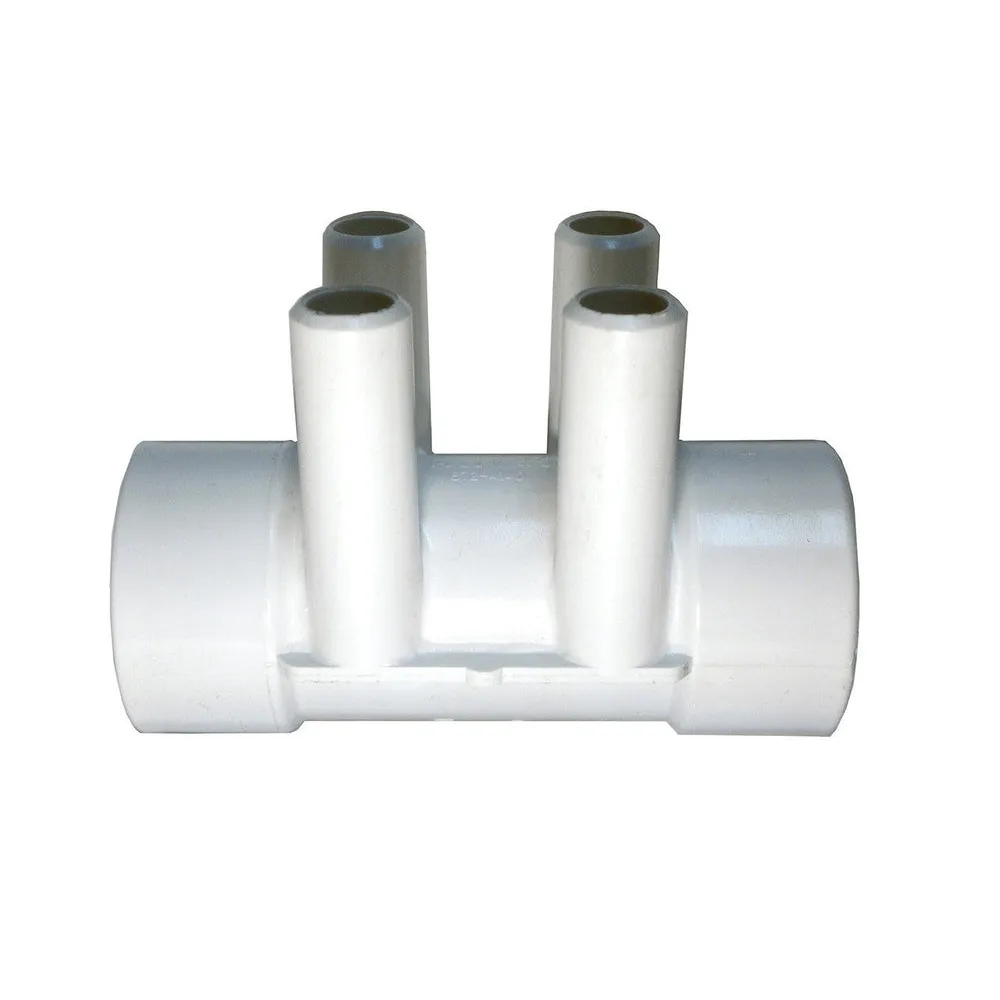 X272600 – 1.5 inch x 3/4 inch SxS 4 Barb Manifold aka 1.50 inch x .75 inch