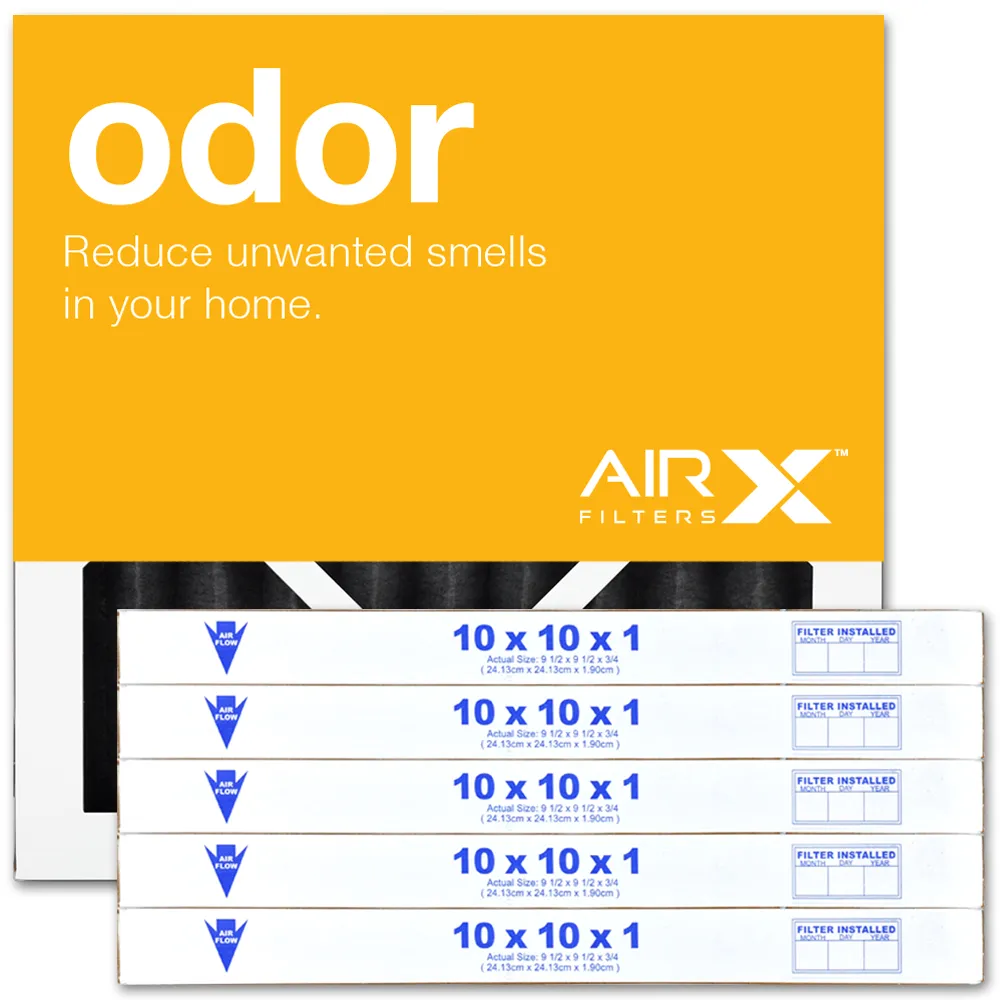 10x10x1 AIRx ODOR Air Filter – Carbon, 12-Pack