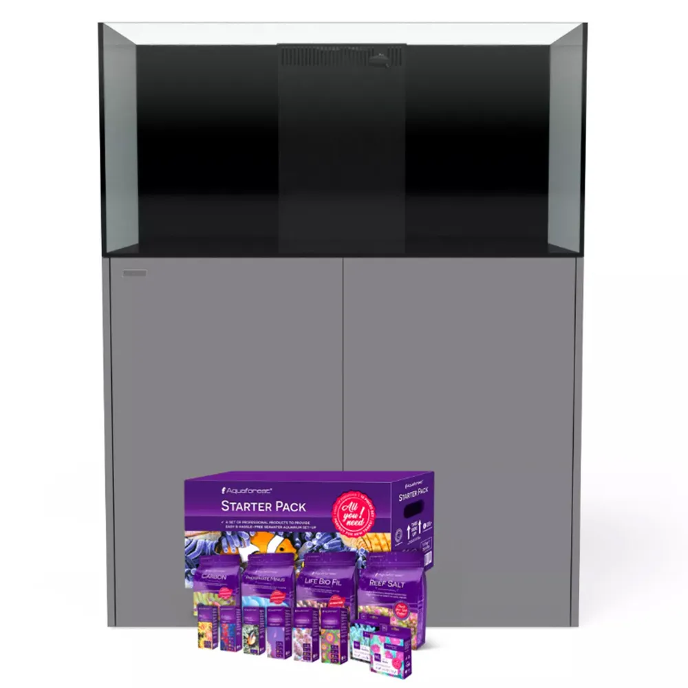 Aquaforest OceanGuard 605 Aquarium, 114 gal. – Dark Grey