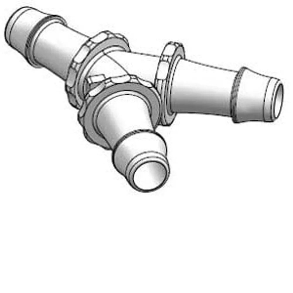 Y Hose Barb Connectors, 1″ Insert
