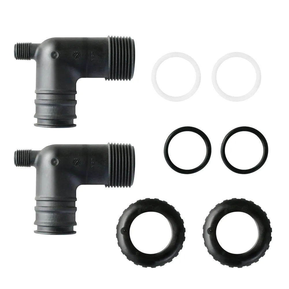 1″ PVC Male NPT Elbow Adapter Kit