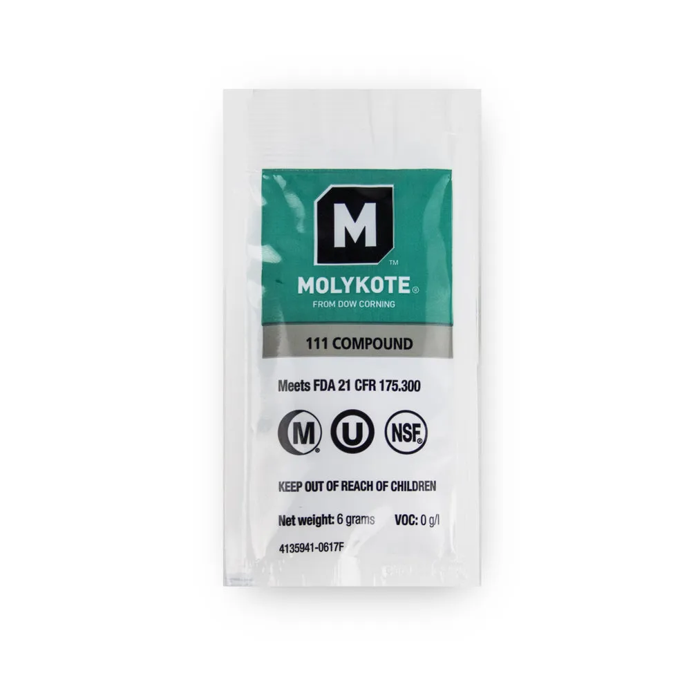 Food Grade Lubricant – Protects & Seals O-ring to Prevent Leaks. (6grams)