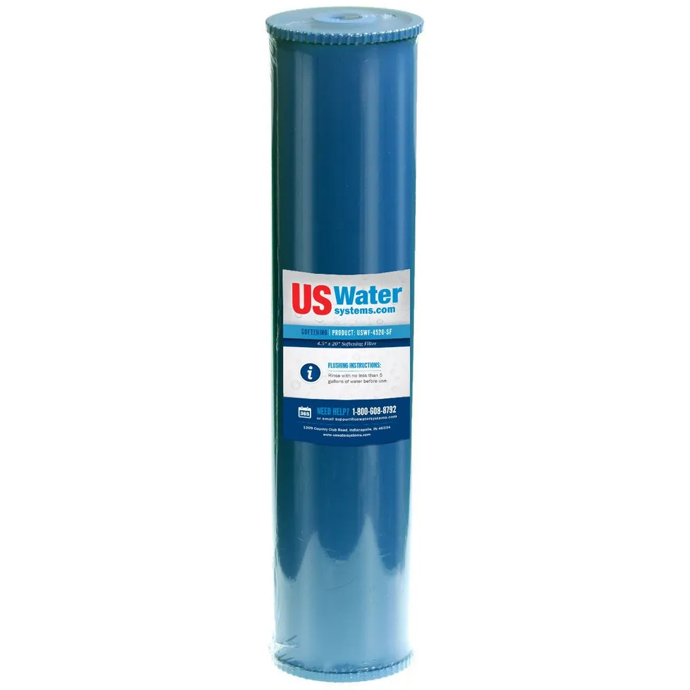 US Water Big Blue Softening Resin Cartridge 4.5″ x 20″ | USWF-4520-SF