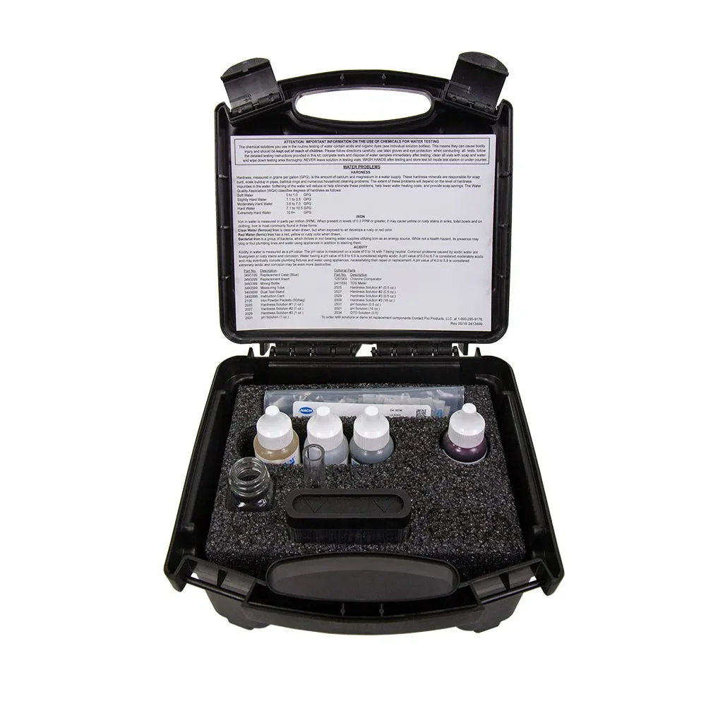 Hardness Iron & pH Field Analysis Water Test Kit
