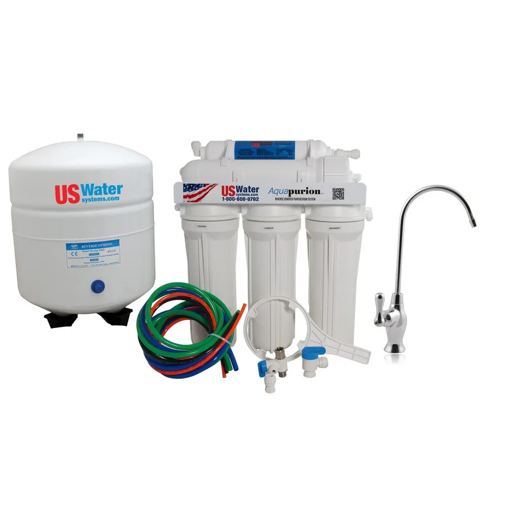 US Water Aquapurion 5-Stage Reverse Osmosis System With Enhanced Arsenic Removal