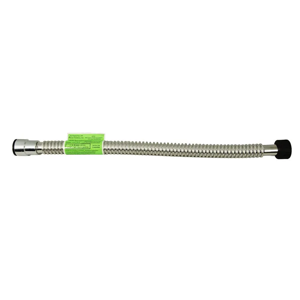 1 Inch FIP X 1 Inch Quick Connect Flex Connector – 24 Inches