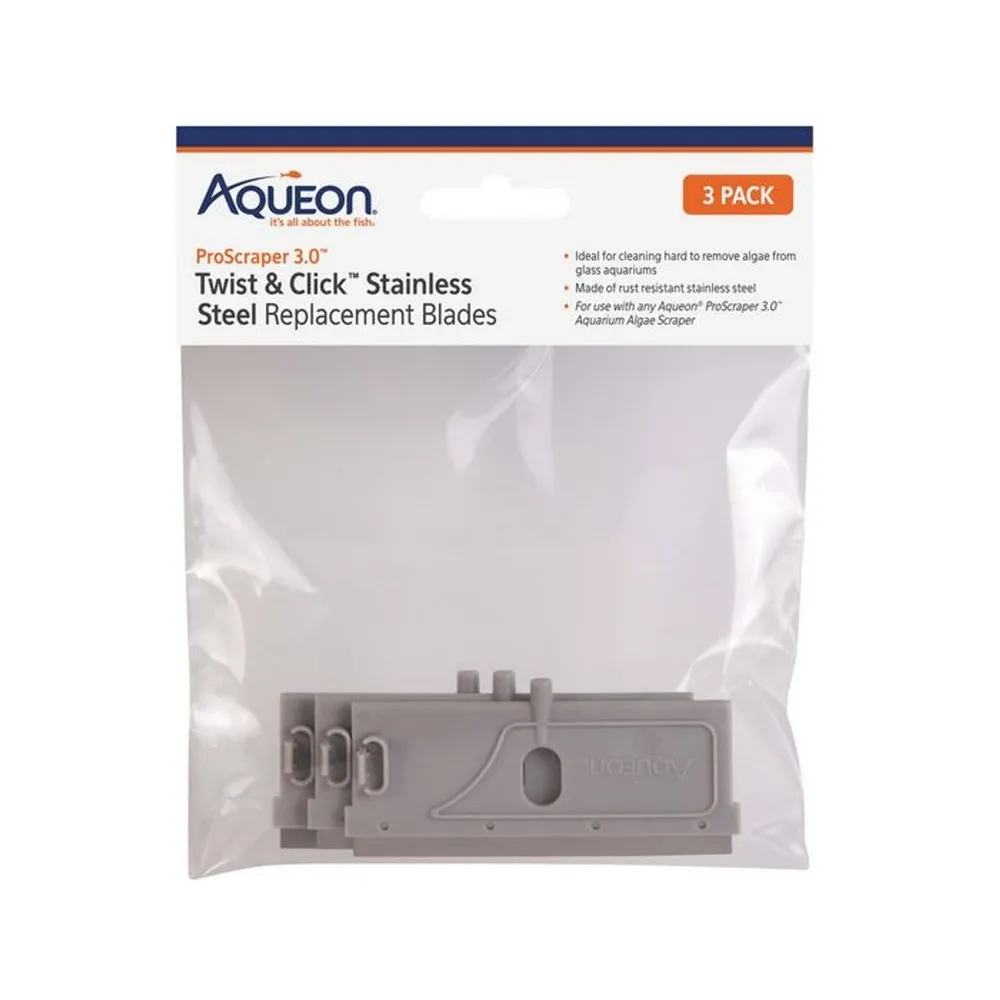 Aqueon ProScraper 3.0 Replacement Metals Blades 3pk