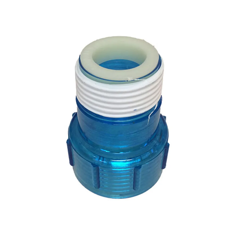 Aqua Ultraviolet Quartz Cap Clear Blue w/ Ring
