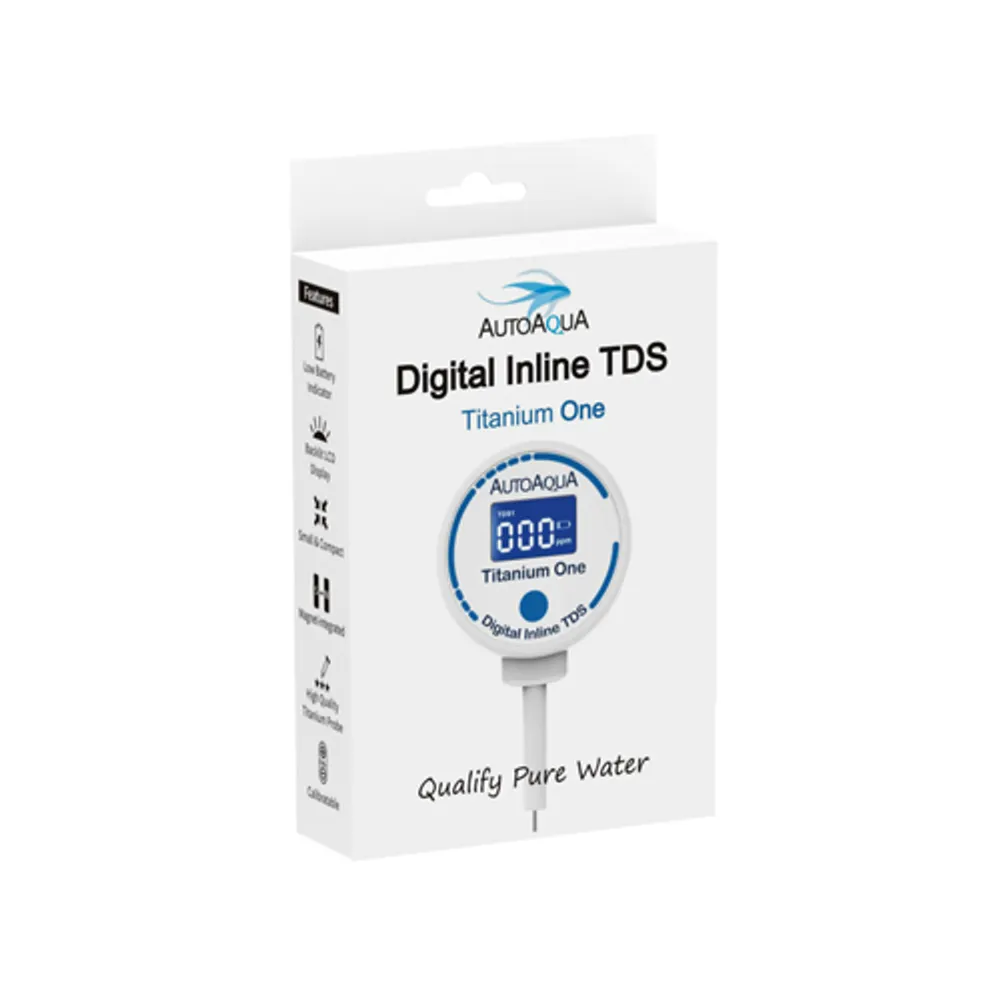 AutoAqua Digital Inline TDS – Titanium One