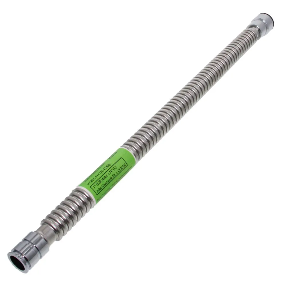 Flexible Stainless Steel Water Softener Connector – Clack 1” QC x QC x 24”