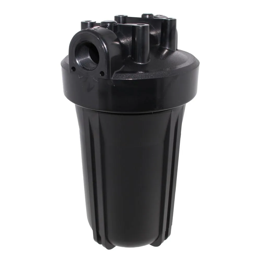 10″ Neo-Pure Big Flow Filter Housing Black Cap/Black Sump 3/4″ without Pressure Relief