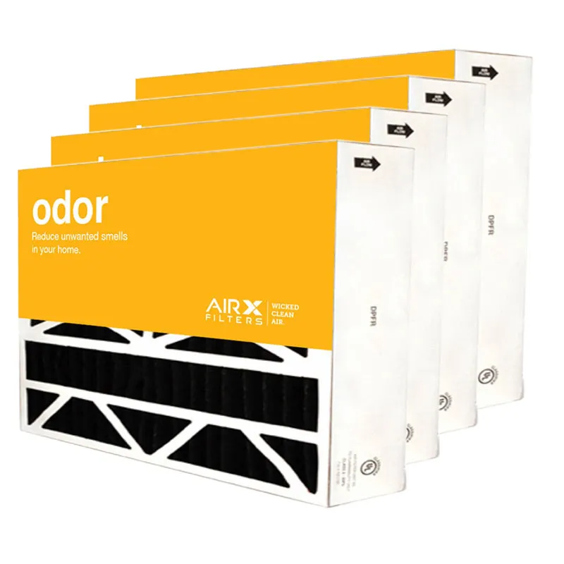 16x28x6 AIRx ODOR Aprilaire 401 Replacement Air Filter – Carbon, 4-Pack