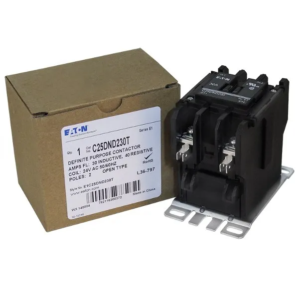 2 Pole 30A 24V C25DND230T Contactor