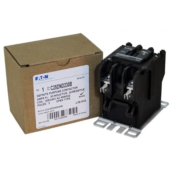 2 Pole 30A 240V C25DND230B Contactor