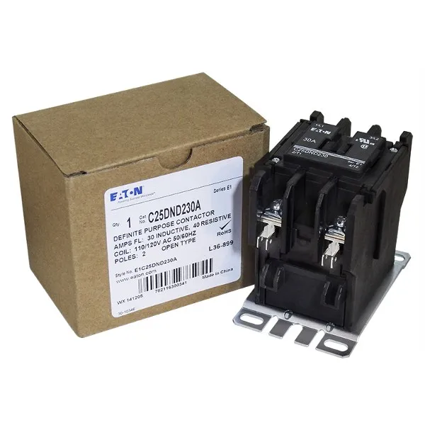 2 Pole 30A 120V C25DND230A Contactor