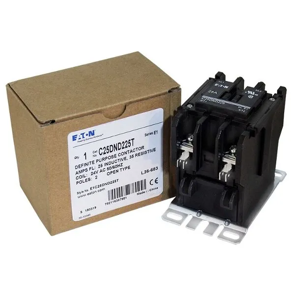 2 Pole 25A 24V C25DND225T Contactor