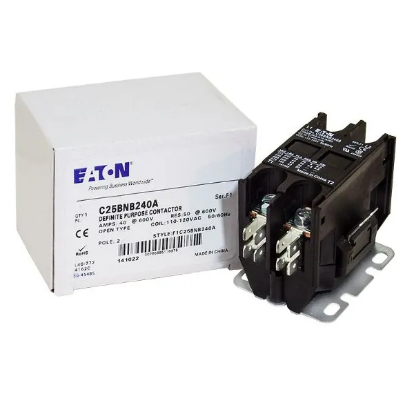 2 Pole 40A 120V C25BNB240A Contactor