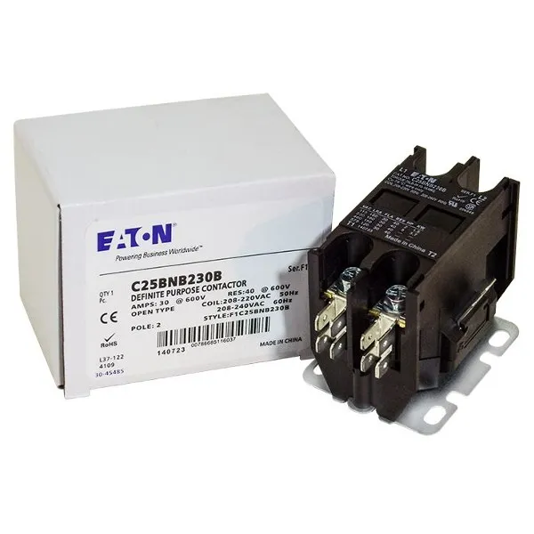 2 Pole 30A 240V C25BNB230B Contactor