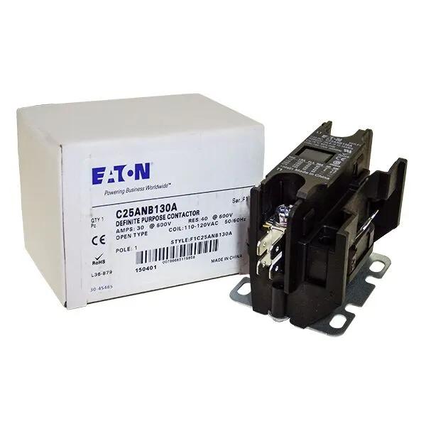 1 Pole 30A 120V C25ANB130A Contactor