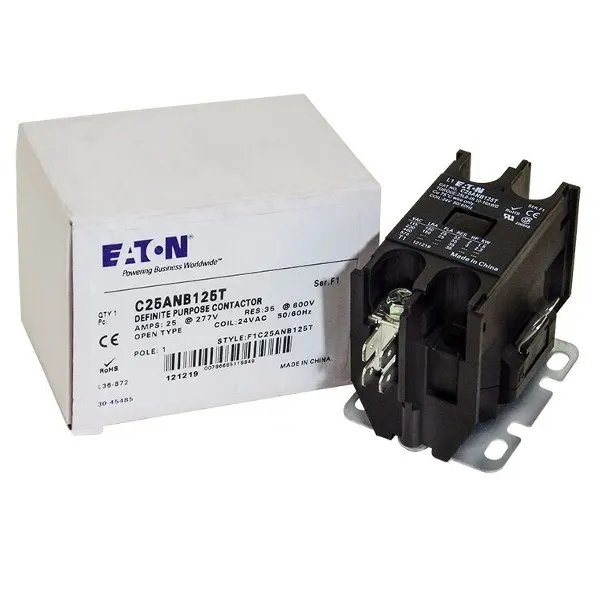 1 Pole 25A 24V C25ANB125T Contactor
